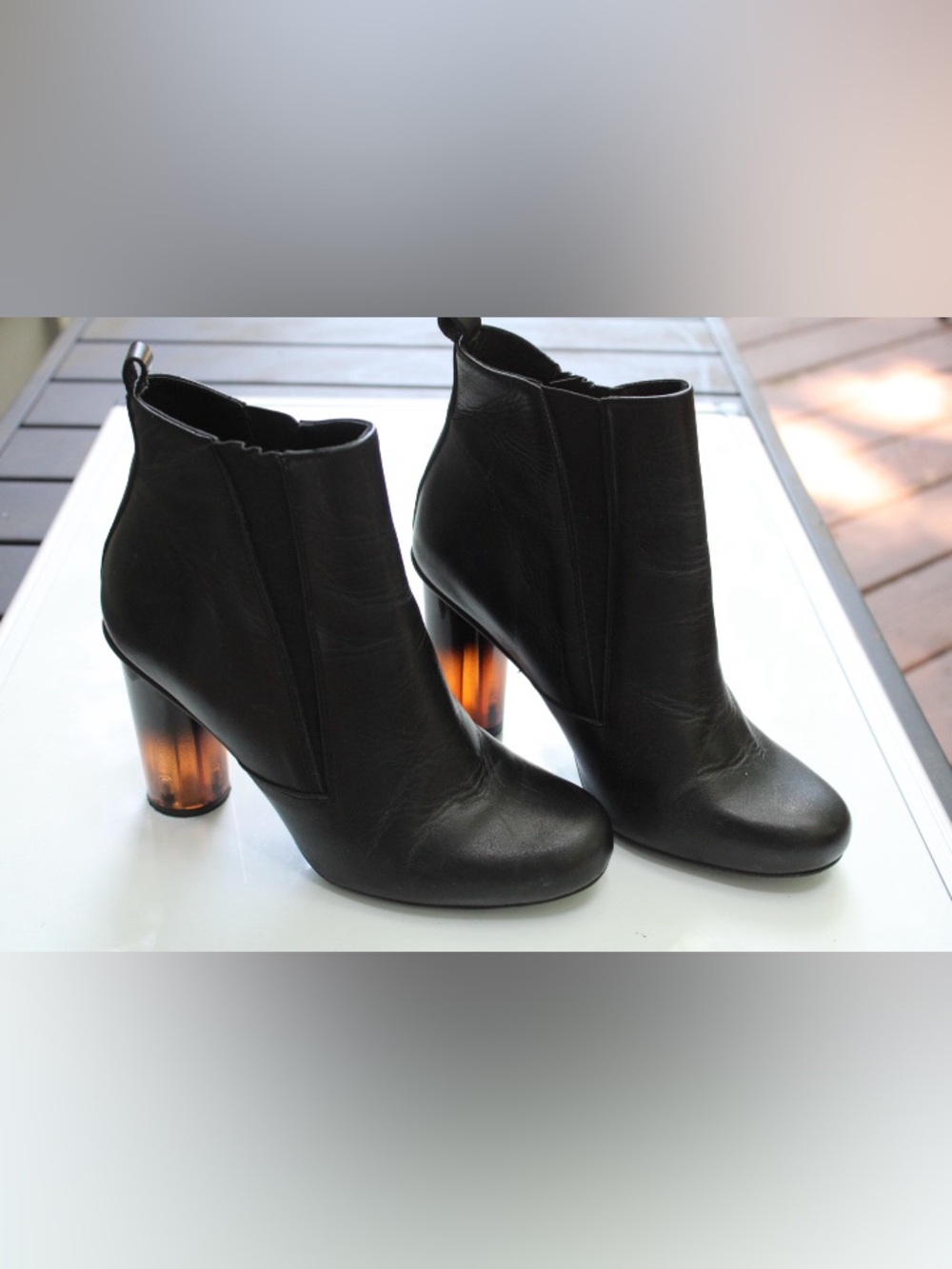 Pure Navy ankle boots